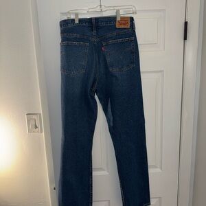 Levi's Dark Blue Straight-Leg Jeans